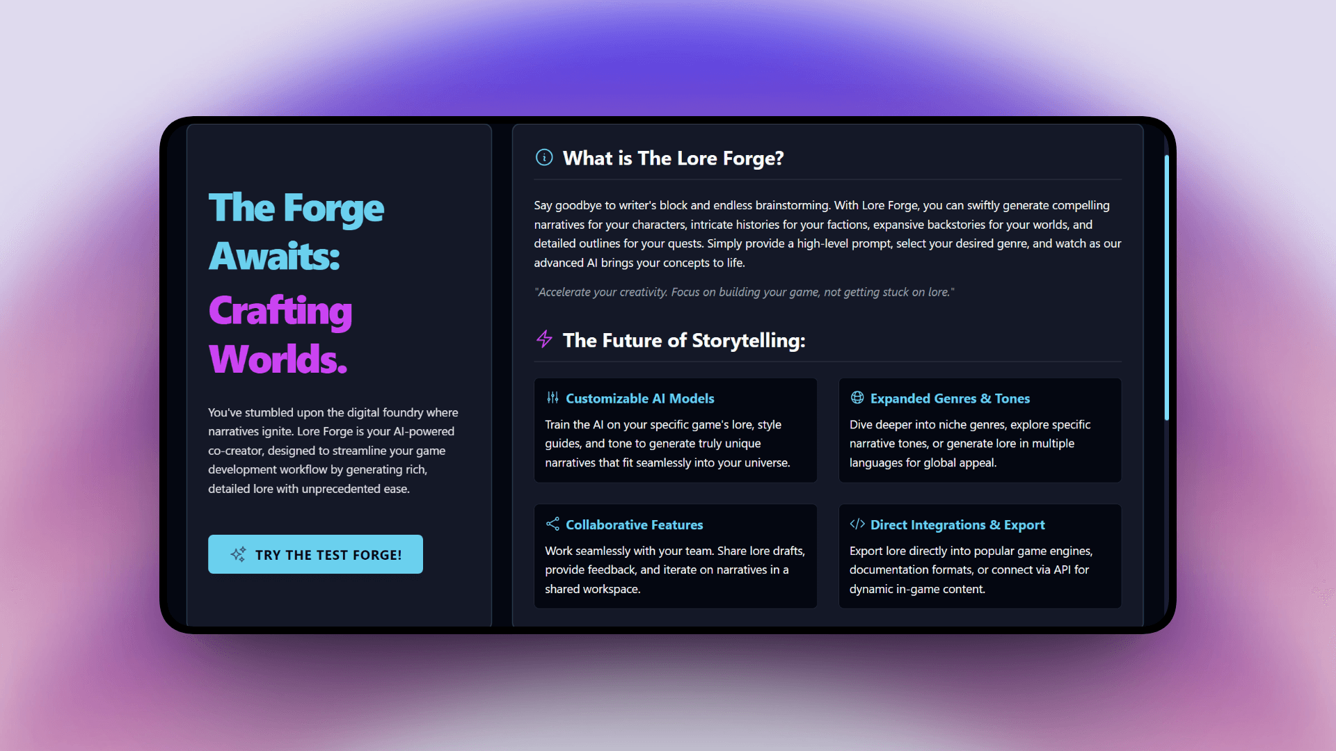 Lore Forge